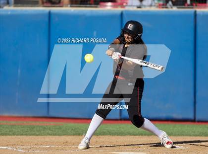Thumbnail 3 in Reedley @ Fowler (CIF CS Softball Championships-Division 3) photogallery.