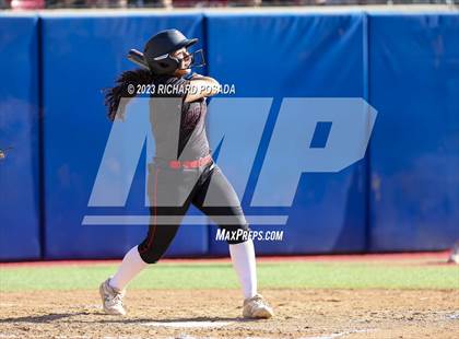 Thumbnail 3 in Reedley @ Fowler (CIF CS Softball Championships-Division 3) photogallery.