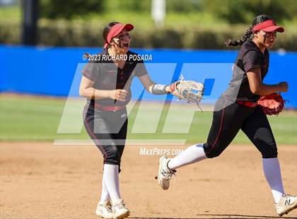 Thumbnail 2 in Reedley @ Fowler (CIF CS Softball Championships-Division 3) photogallery.