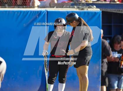 Thumbnail 2 in Reedley @ Fowler (CIF CS Softball Championships-Division 3) photogallery.