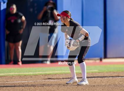Thumbnail 1 in Reedley @ Fowler (CIF CS Softball Championships-Division 3) photogallery.
