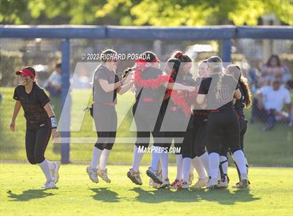 Thumbnail 3 in Reedley @ Fowler (CIF CS Softball Championships-Division 3) photogallery.