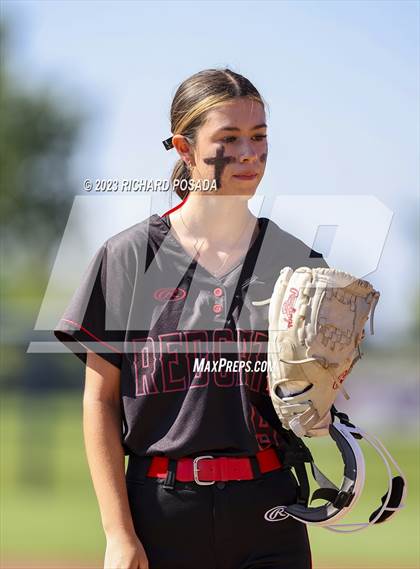Thumbnail 3 in Reedley @ Fowler (CIF CS Softball Championships-Division 3) photogallery.