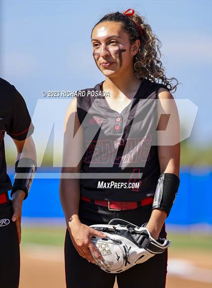 Thumbnail 3 in Reedley @ Fowler (CIF CS Softball Championships-Division 3) photogallery.
