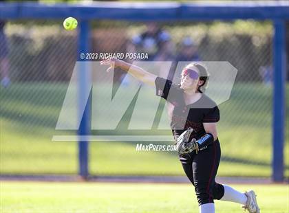 Thumbnail 3 in Reedley @ Fowler (CIF CS Softball Championships-Division 3) photogallery.