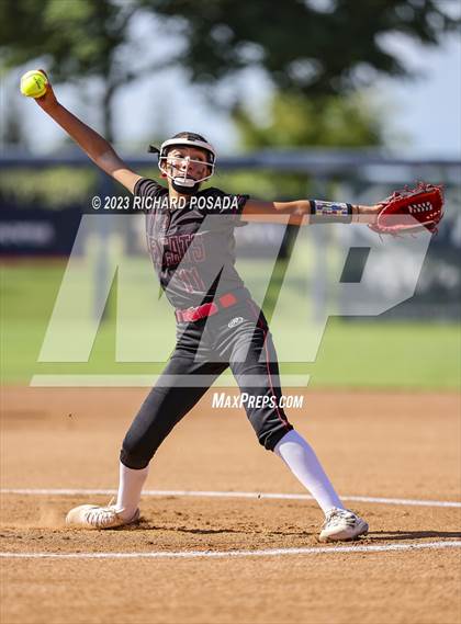 Thumbnail 2 in Reedley @ Fowler (CIF CS Softball Championships-Division 3) photogallery.