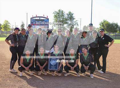 Thumbnail 1 in Reedley @ Fowler (CIF CS Softball Championships-Division 3) photogallery.