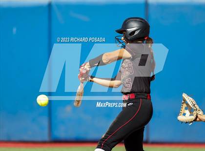 Thumbnail 2 in Reedley @ Fowler (CIF CS Softball Championships-Division 3) photogallery.