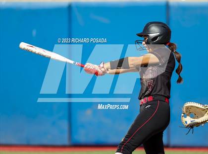 Thumbnail 3 in Reedley @ Fowler (CIF CS Softball Championships-Division 3) photogallery.