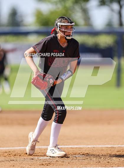 Thumbnail 2 in Reedley @ Fowler (CIF CS Softball Championships-Division 3) photogallery.