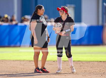 Thumbnail 1 in Reedley @ Fowler (CIF CS Softball Championships-Division 3) photogallery.