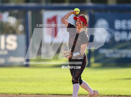 Thumbnail 3 in Reedley @ Fowler (CIF CS Softball Championships-Division 3) photogallery.