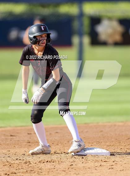 Thumbnail 1 in Reedley @ Fowler (CIF CS Softball Championships-Division 3) photogallery.
