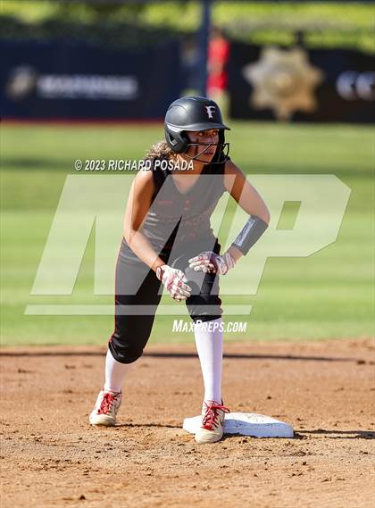 Thumbnail 1 in Reedley @ Fowler (CIF CS Softball Championships-Division 3) photogallery.