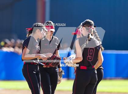 Thumbnail 1 in Reedley @ Fowler (CIF CS Softball Championships-Division 3) photogallery.