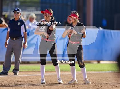 Thumbnail 2 in Reedley @ Fowler (CIF CS Softball Championships-Division 3) photogallery.