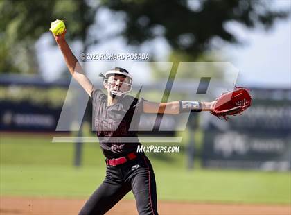 Thumbnail 1 in Reedley @ Fowler (CIF CS Softball Championships-Division 3) photogallery.