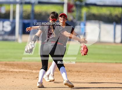 Thumbnail 3 in Reedley @ Fowler (CIF CS Softball Championships-Division 3) photogallery.