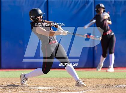 Thumbnail 3 in Reedley @ Fowler (CIF CS Softball Championships-Division 3) photogallery.