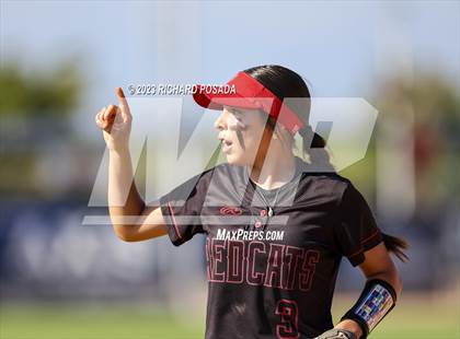 Thumbnail 1 in Reedley @ Fowler (CIF CS Softball Championships-Division 3) photogallery.