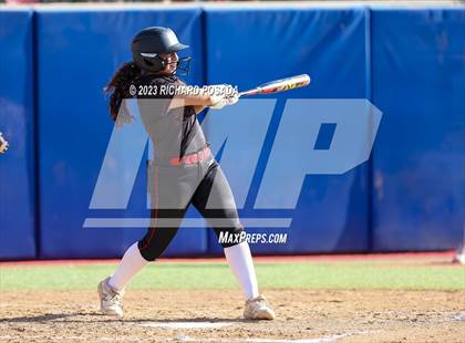 Thumbnail 2 in Reedley @ Fowler (CIF CS Softball Championships-Division 3) photogallery.