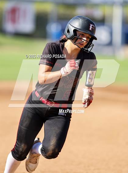 Thumbnail 1 in Reedley @ Fowler (CIF CS Softball Championships-Division 3) photogallery.