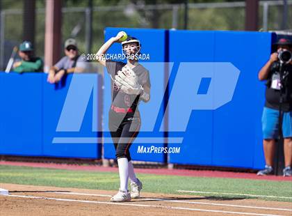 Thumbnail 3 in Reedley @ Fowler (CIF CS Softball Championships-Division 3) photogallery.