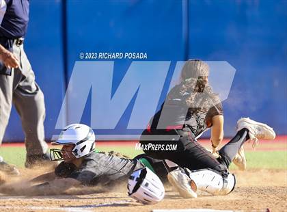 Thumbnail 3 in Reedley @ Fowler (CIF CS Softball Championships-Division 3) photogallery.