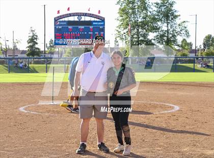 Thumbnail 1 in Reedley @ Fowler (CIF CS Softball Championships-Division 3) photogallery.