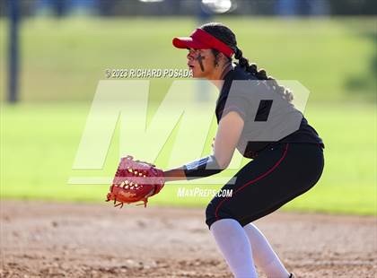 Thumbnail 1 in Reedley @ Fowler (CIF CS Softball Championships-Division 3) photogallery.