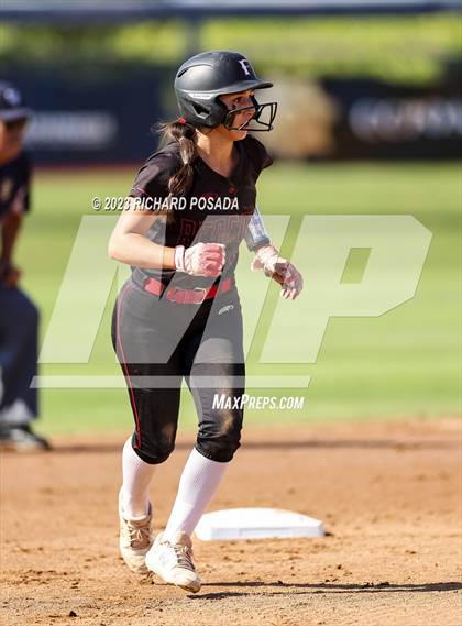 Thumbnail 1 in Reedley @ Fowler (CIF CS Softball Championships-Division 3) photogallery.