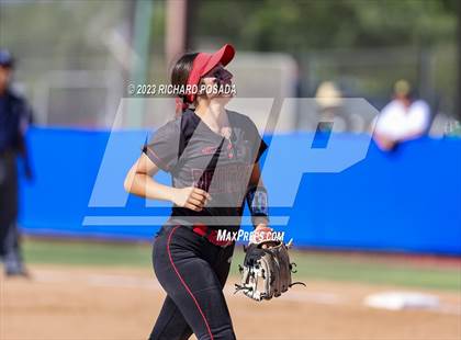 Thumbnail 3 in Reedley @ Fowler (CIF CS Softball Championships-Division 3) photogallery.
