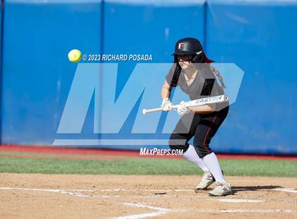 Thumbnail 1 in Reedley @ Fowler (CIF CS Softball Championships-Division 3) photogallery.