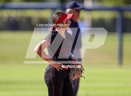 Thumbnail 2 in Reedley @ Fowler (CIF CS Softball Championships-Division 3) photogallery.