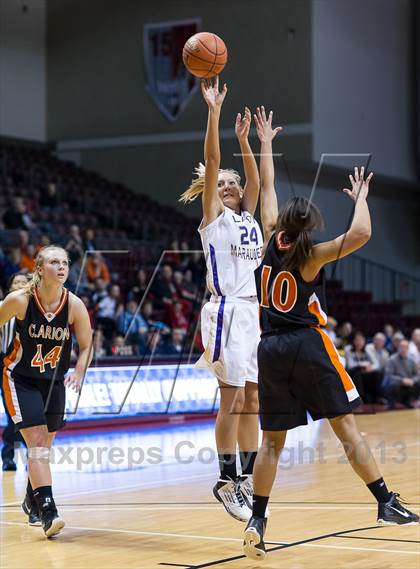 Thumbnail 2 in Bishop Guilfoyle vs. Clarion Area (PIAA Class A Quarterfinal) photogallery.