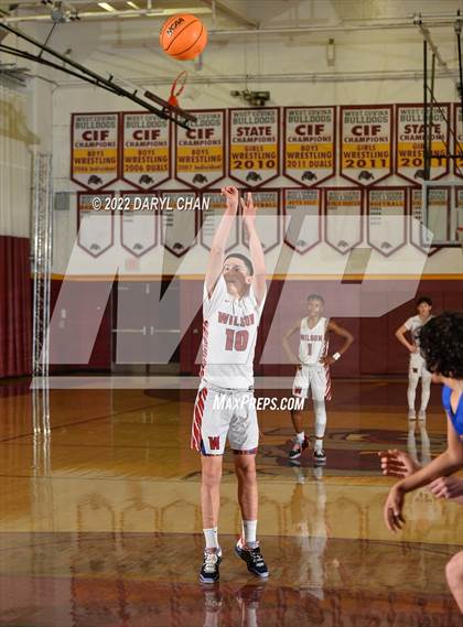 Thumbnail 3 in Wilson vs San Dimas (West Covina Tournament) photogallery.