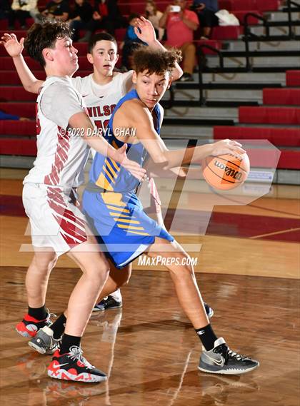 Thumbnail 3 in Wilson vs San Dimas (West Covina Tournament) photogallery.