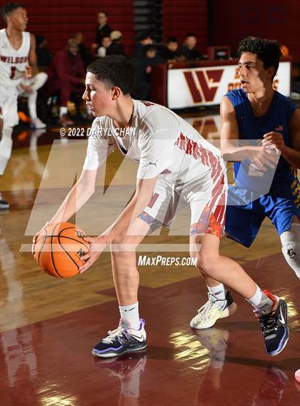 Thumbnail 3 in Wilson vs San Dimas (West Covina Tournament) photogallery.