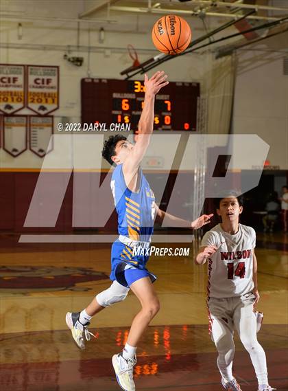 Thumbnail 3 in Wilson vs San Dimas (West Covina Tournament) photogallery.
