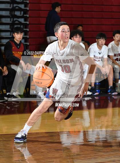 Thumbnail 1 in Wilson vs San Dimas (West Covina Tournament) photogallery.