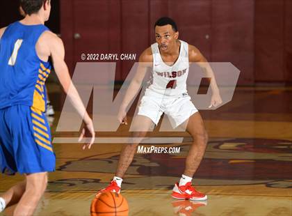 Thumbnail 3 in Wilson vs San Dimas (West Covina Tournament) photogallery.