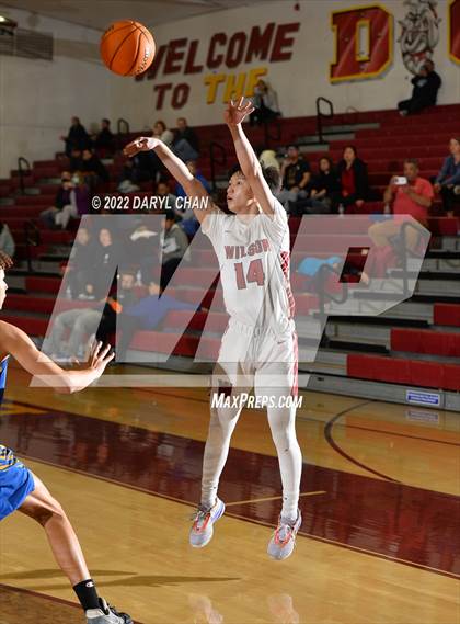 Thumbnail 2 in Wilson vs San Dimas (West Covina Tournament) photogallery.