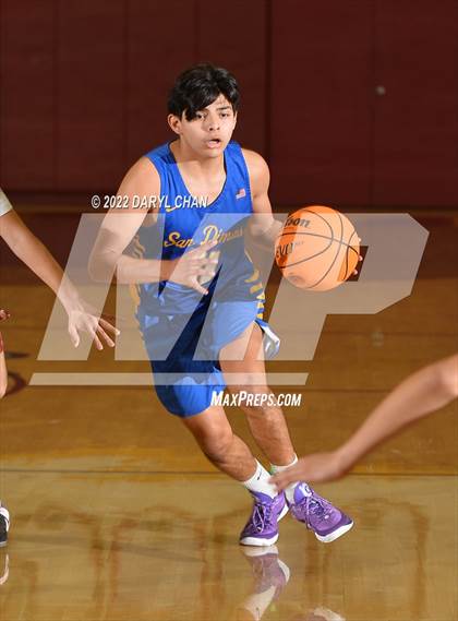 Thumbnail 3 in Wilson vs San Dimas (West Covina Tournament) photogallery.