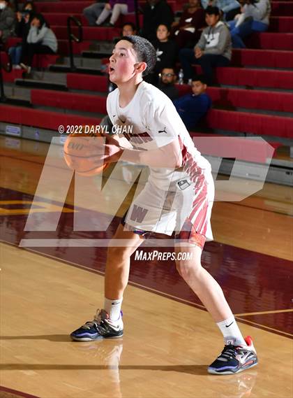 Thumbnail 3 in Wilson vs San Dimas (West Covina Tournament) photogallery.