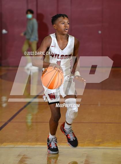 Thumbnail 2 in Wilson vs San Dimas (West Covina Tournament) photogallery.