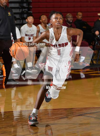 Thumbnail 1 in Wilson vs San Dimas (West Covina Tournament) photogallery.