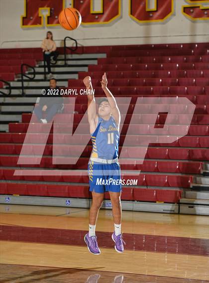 Thumbnail 2 in Wilson vs San Dimas (West Covina Tournament) photogallery.
