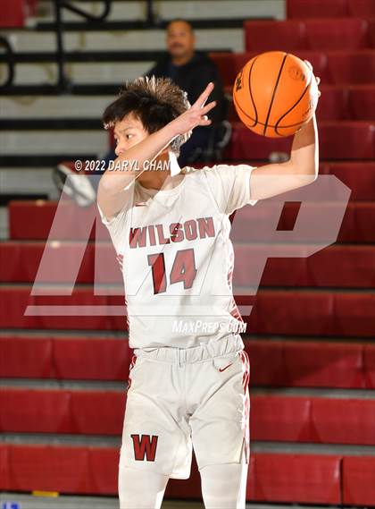 Thumbnail 2 in Wilson vs San Dimas (West Covina Tournament) photogallery.