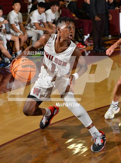 Thumbnail 2 in Wilson vs San Dimas (West Covina Tournament) photogallery.