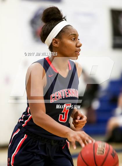 Thumbnail 3 in Centennial vs. Thunderbird (Lady Titan Winter Hoops Classic) photogallery.